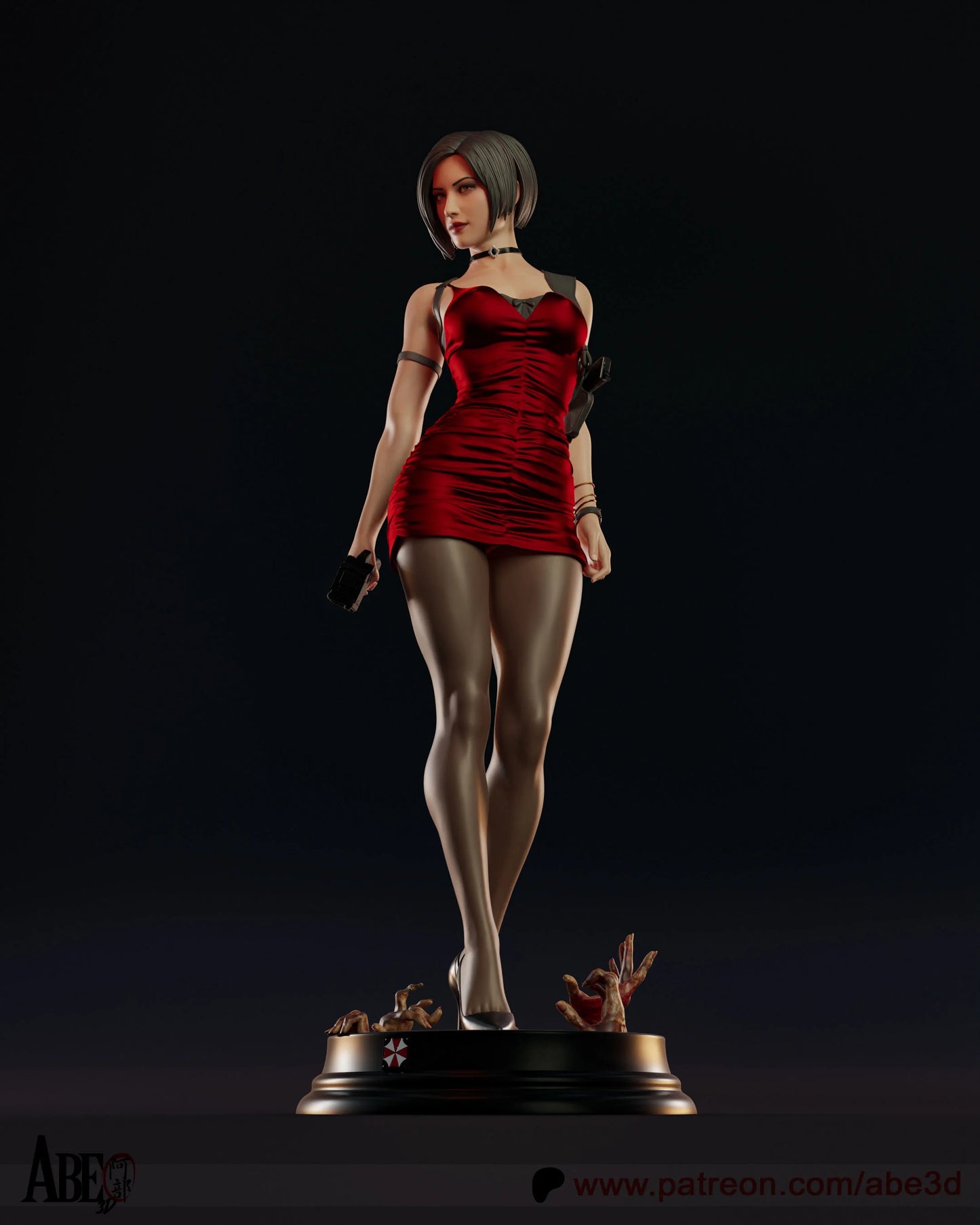 Ada Wong Resin Fan Art - MTO