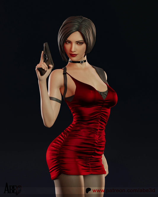 Ada Wong Resin Fan Art - MTO