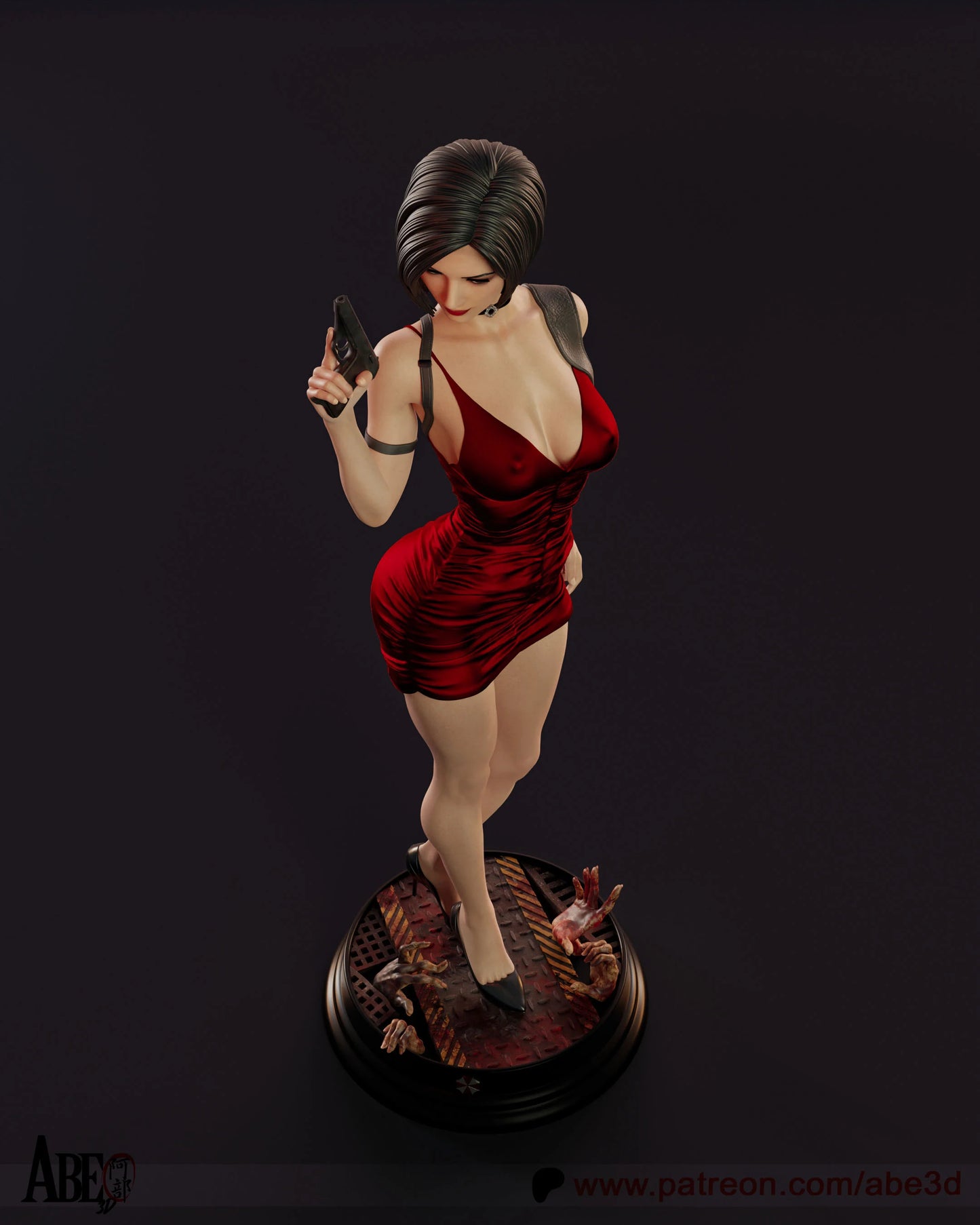 Ada Wong Resin Fan Art - MTO