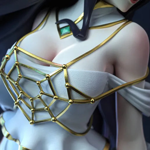 Albedo Overlord Resin Art (Tanuki Version)