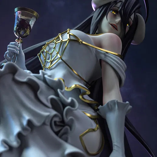 Albedo Overlord Resin Art (Tanuki Version)