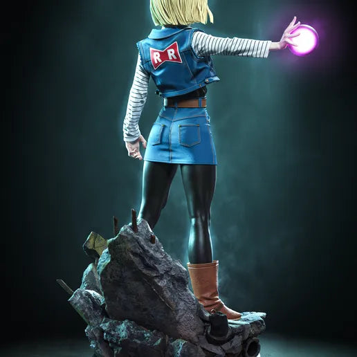 Android 18 Dragonball Z Resin Art (Tanuki Version)