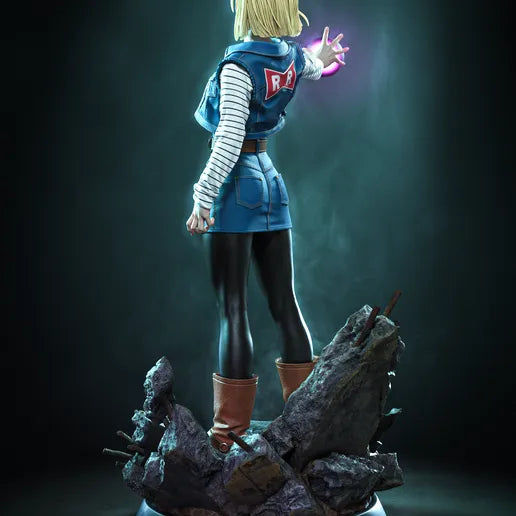 Android 18 Dragonball Z Resin Art (Tanuki Version)
