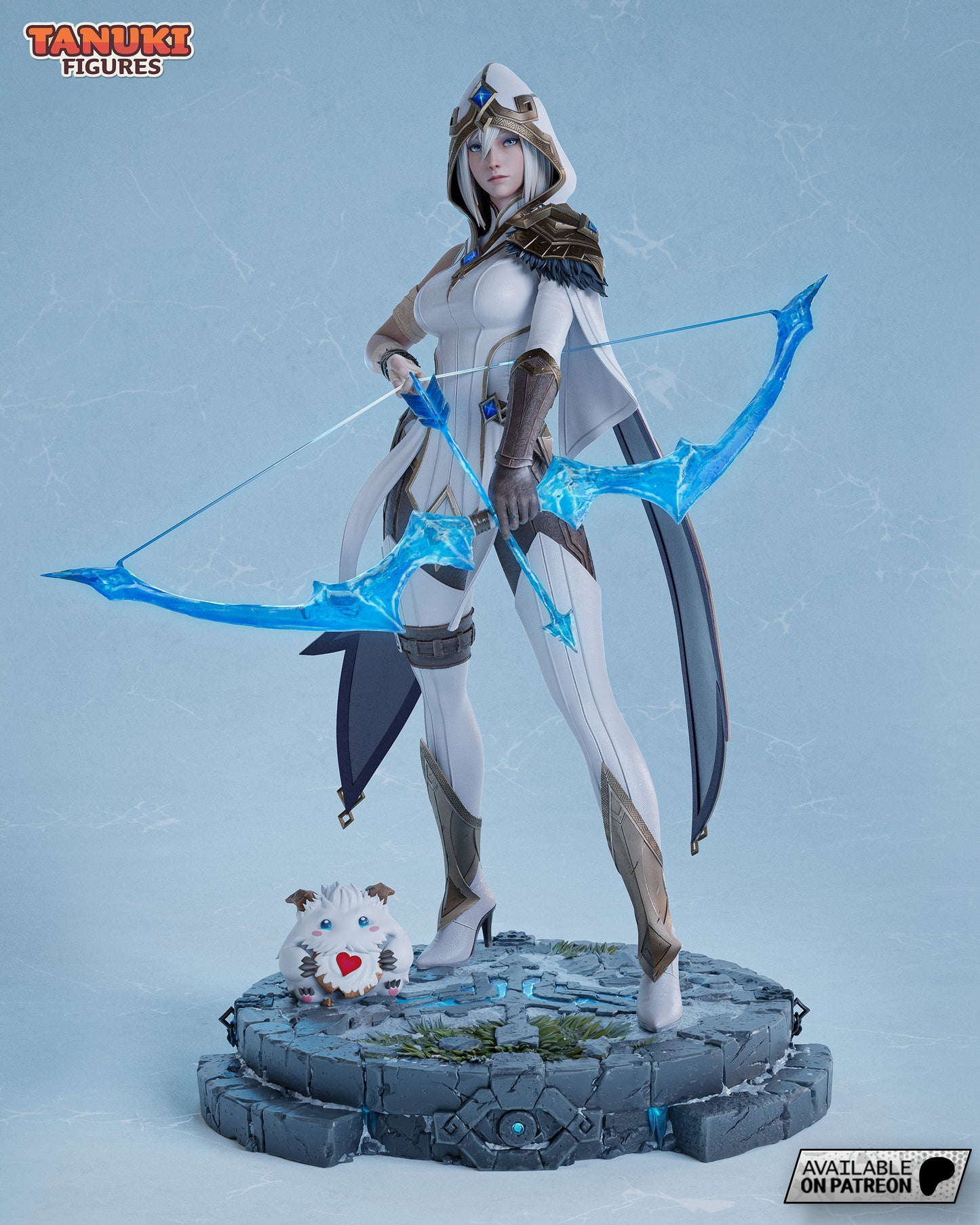 Ashe LoL Resin Fan Art - MTO (Tanuki)