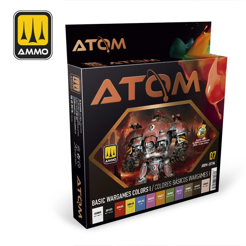 Ammo Atom Wargame Basic Colors Set 1