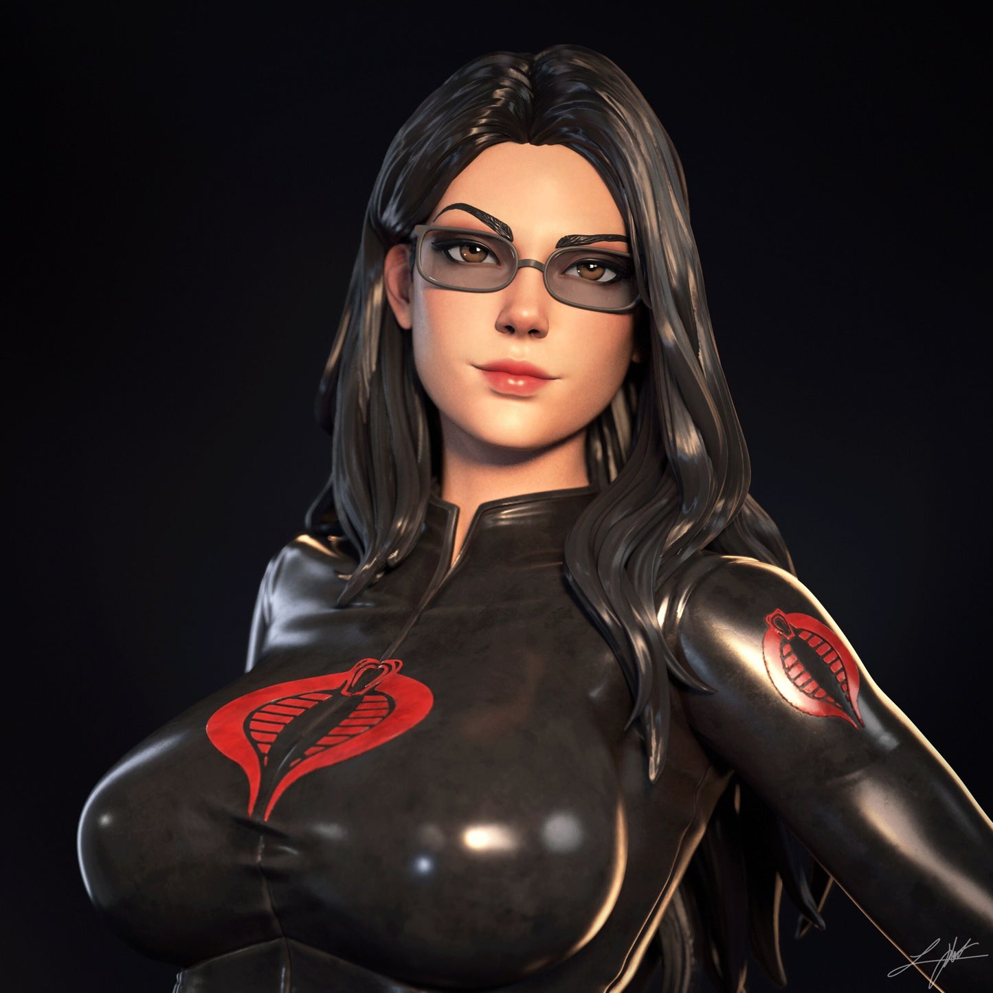 GI Joe Baroness Resin Fan Art - MTO (Design by Abe3D)