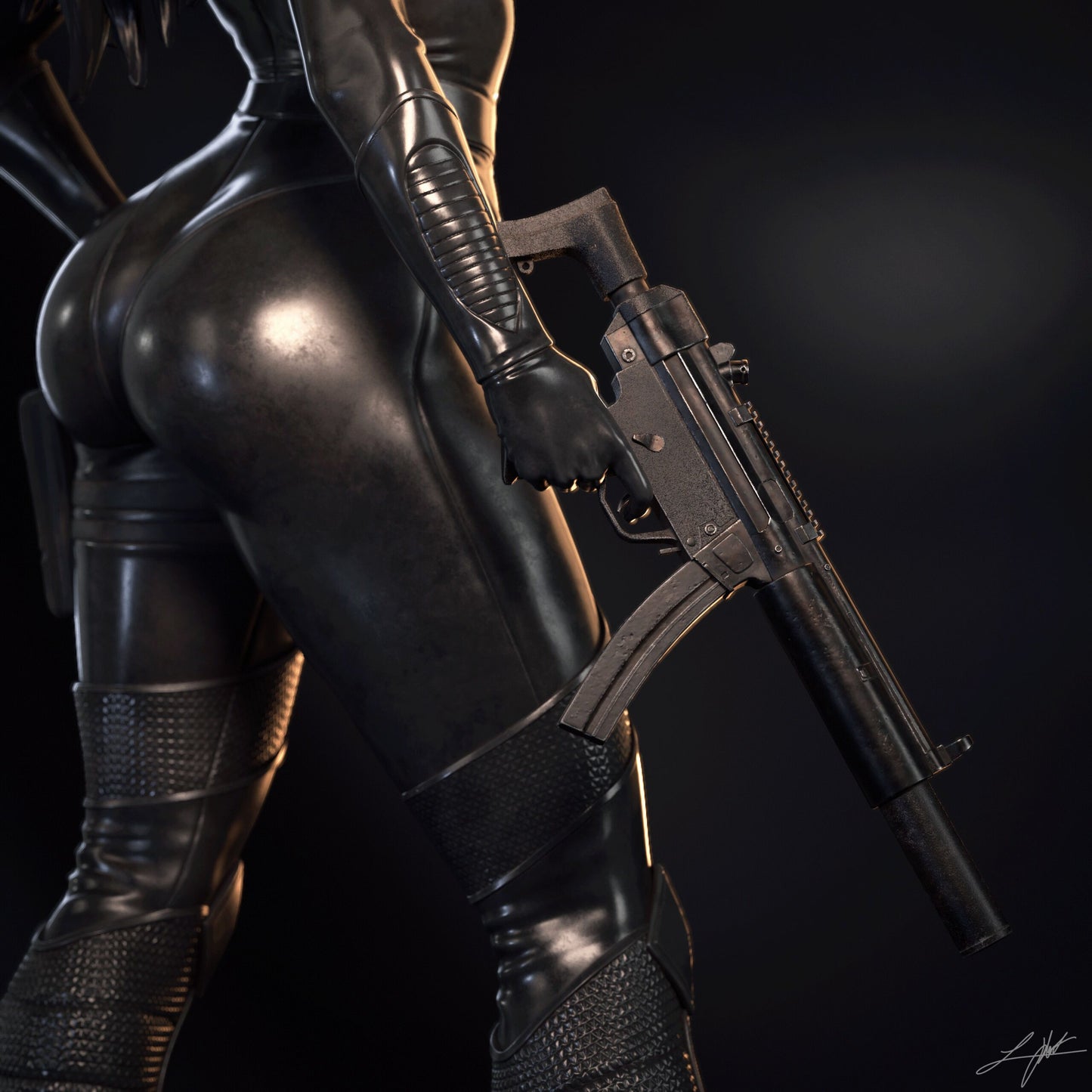 GI Joe Baroness Resin Fan Art - MTO (Design by Abe3D)