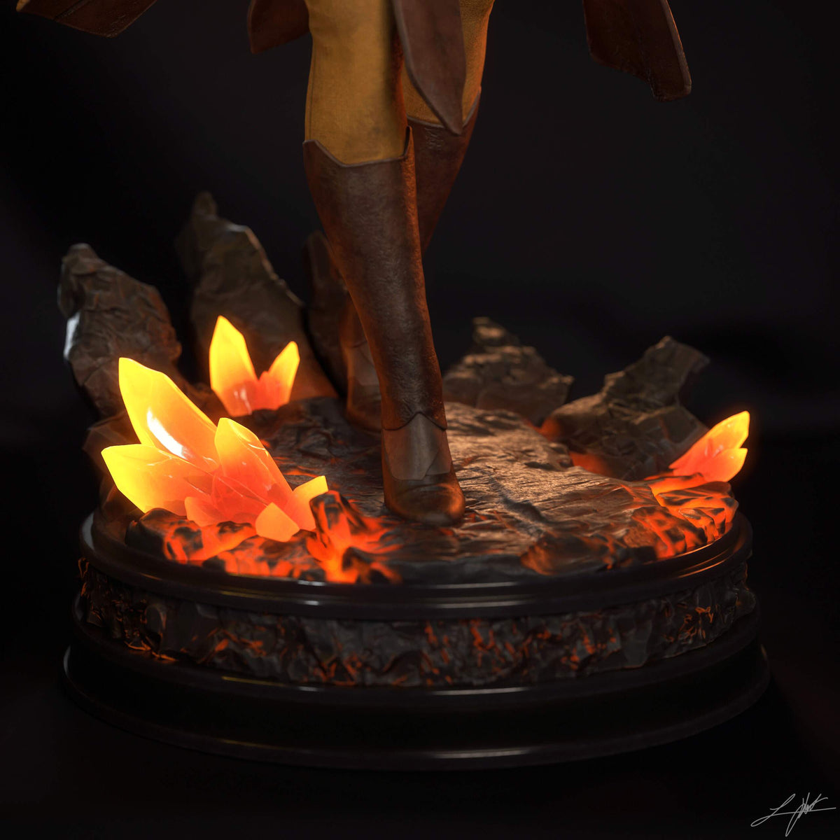 Bastila Shan Star Wars Knights of the Old Republic Resin Art (Design by Abe3D)