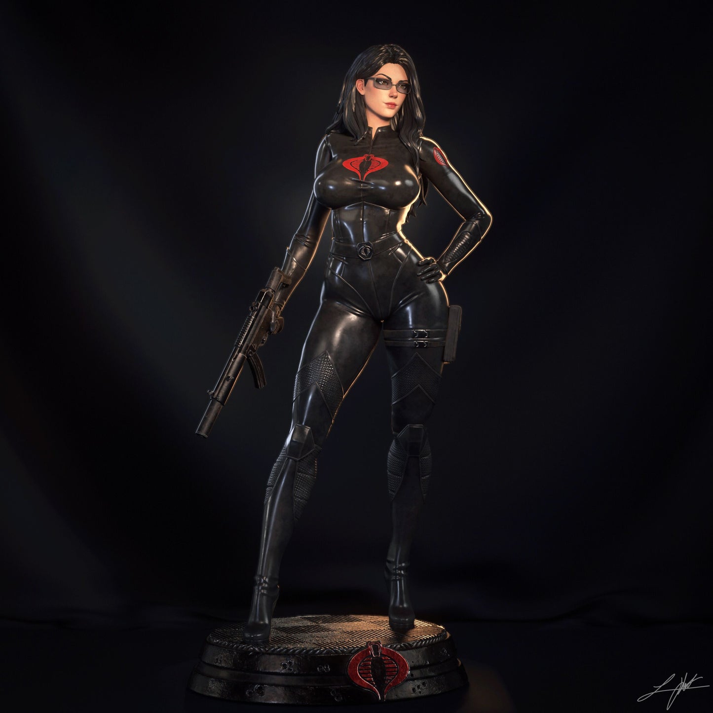 GI Joe Baroness Resin Fan Art - MTO (Design by Abe3D)