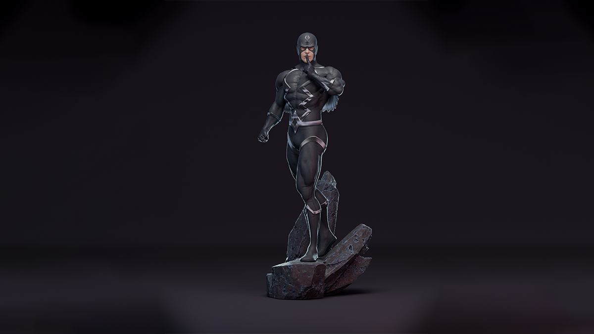 Black Bolt Resin Fan Art (ATV Version)