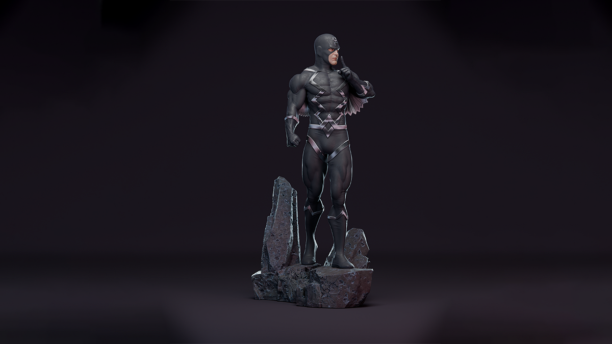 Black Bolt Resin Fan Art (ATV Version)