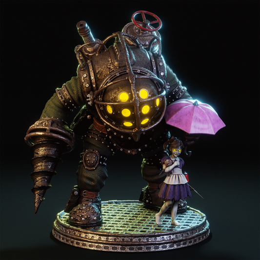 Bioshock Big Daddy Resin Art - MTO (Design by CA3D)