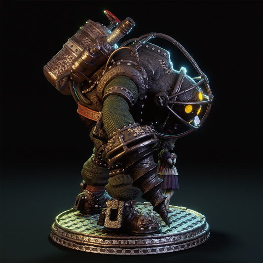 Bioshock Big Daddy Resin Art - MTO (Design by CA3D)