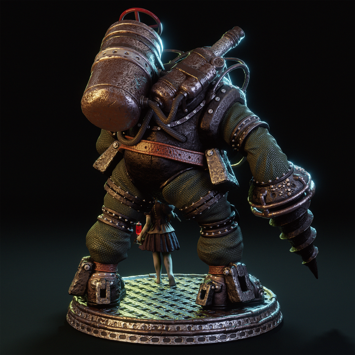 Bioshock Big Daddy Resin Art - MTO (Design by CA3D)