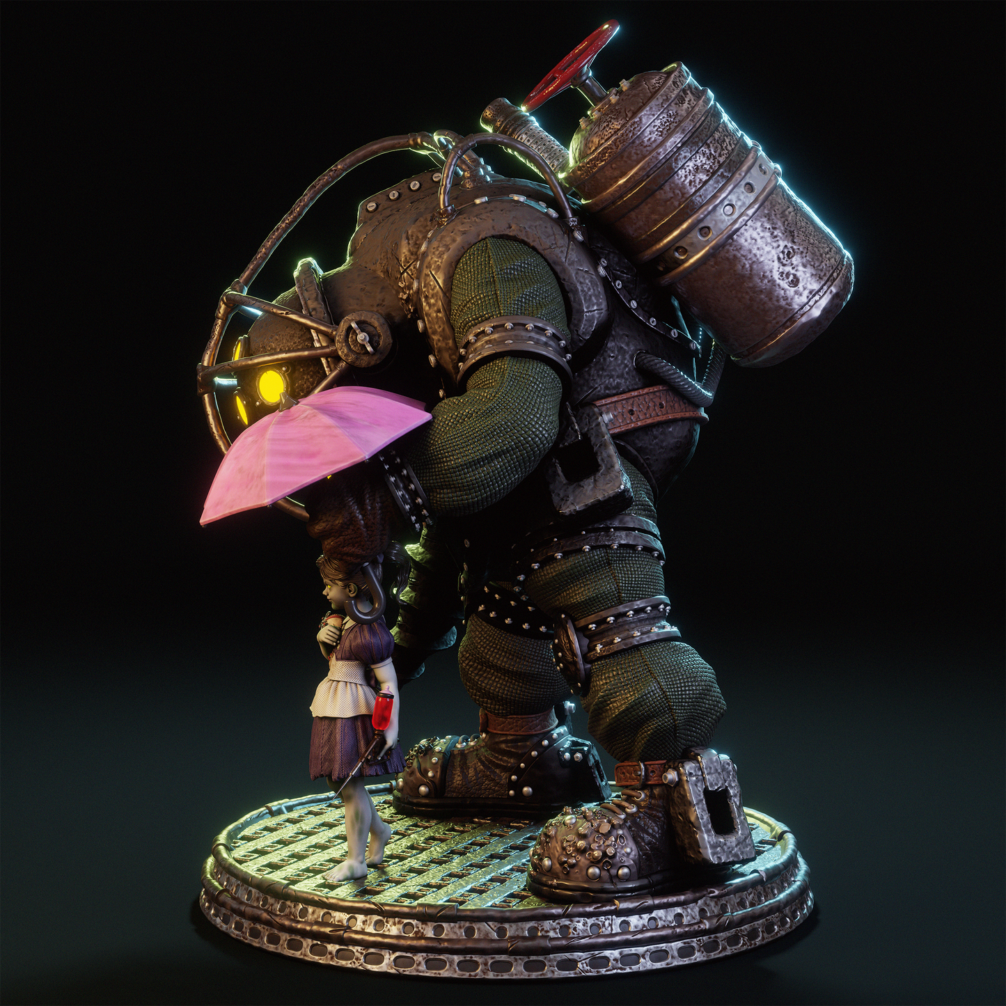Bioshock Big Daddy Resin Art - MTO (Design by CA3D)