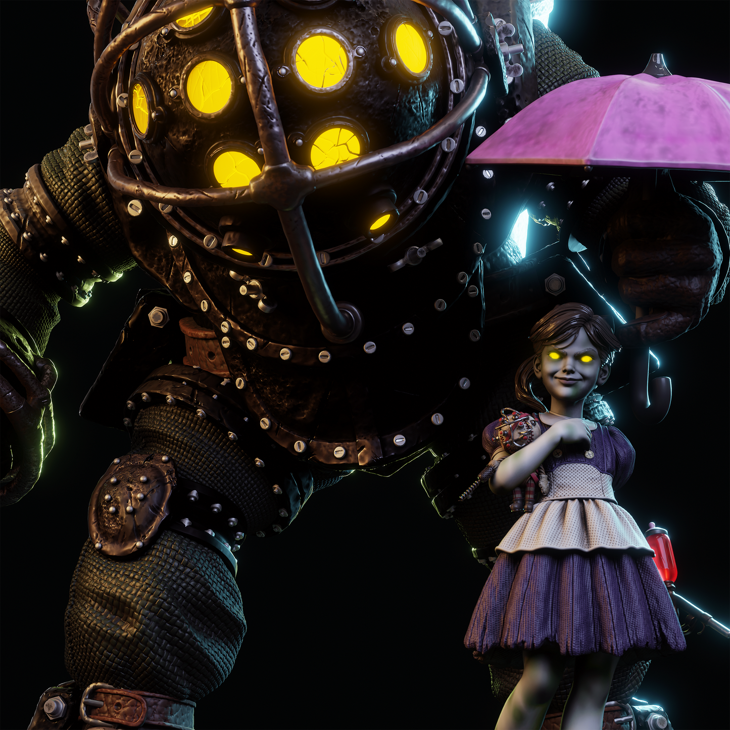 Bioshock Big Daddy Resin Art - MTO (Design by CA3D)