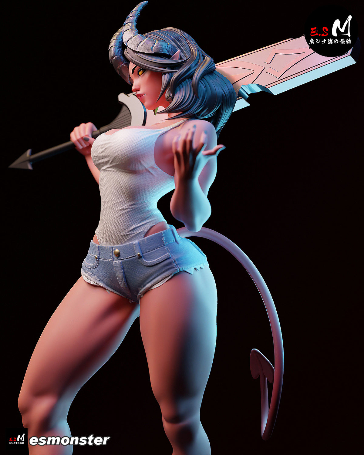 Malevola Resin Art (East Sea Monster Version)