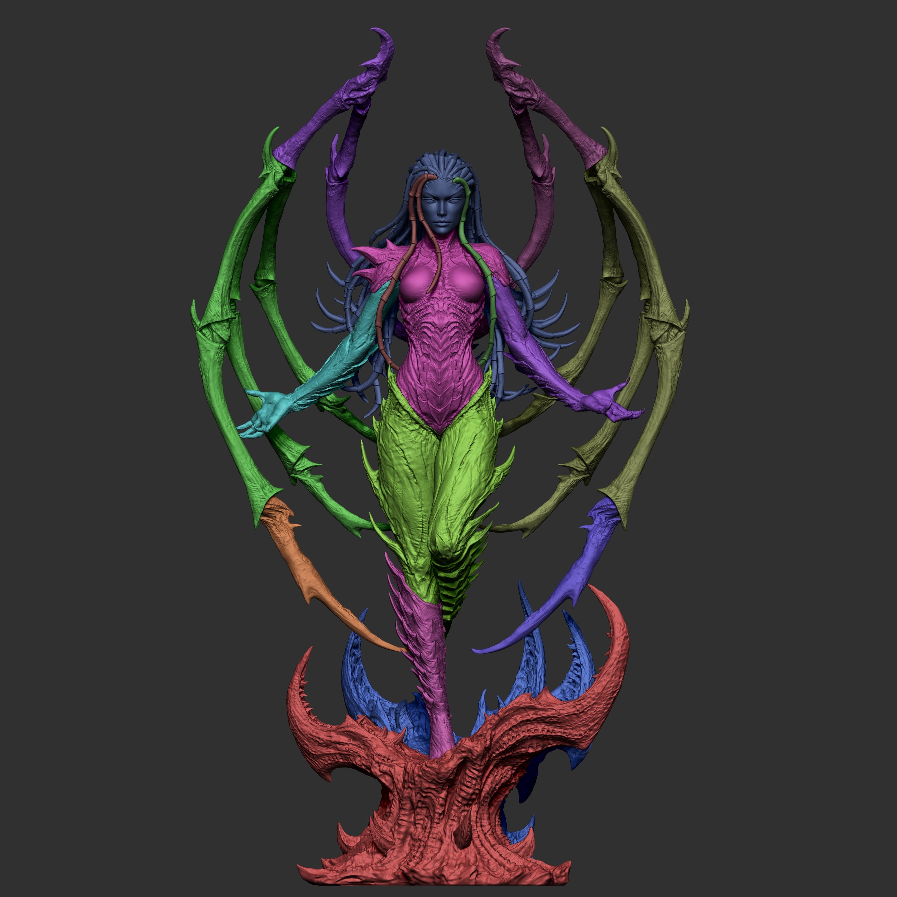 Sarah Kerrigan Resin Art - MTO (Design by CA3D) – RelentlesStorm