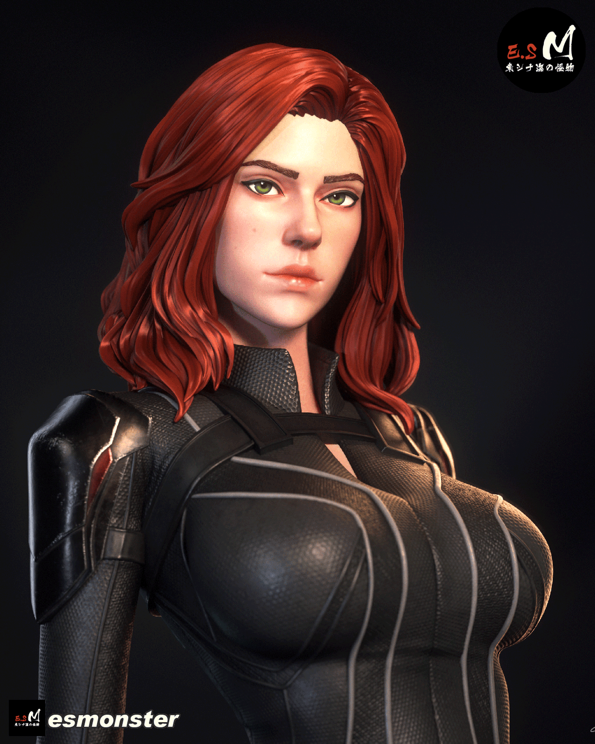 Black Widow Resin Art (East Sea Monster Version)