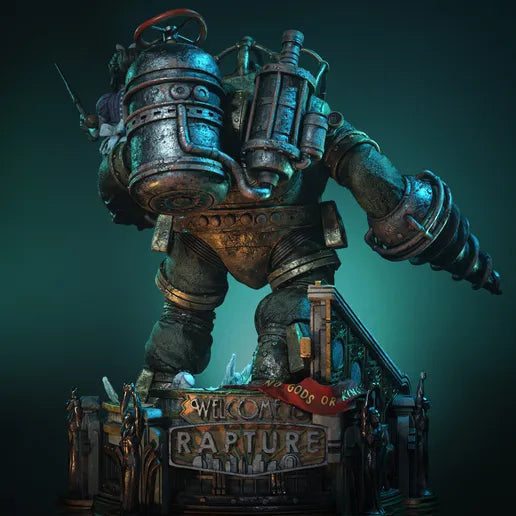 Big Daddy Bioshock Resin Art (Tanuki Version)