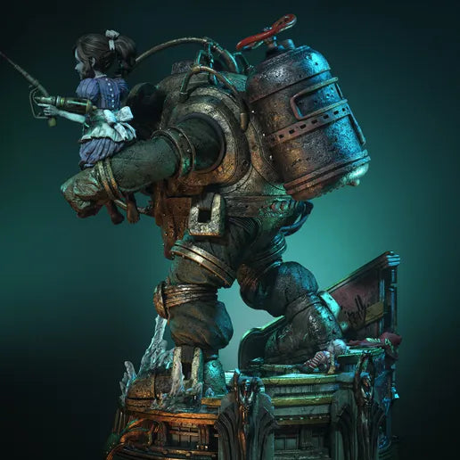 Big Daddy Bioshock Resin Art (Tanuki Version)