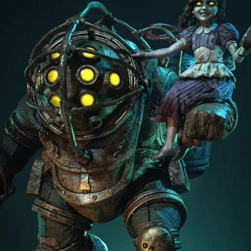 Big Daddy Bioshock Resin Art (Tanuki Version)