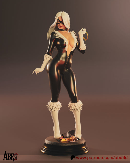 Black Cat Resin Fan Art - MTO (Design by Abe3D)