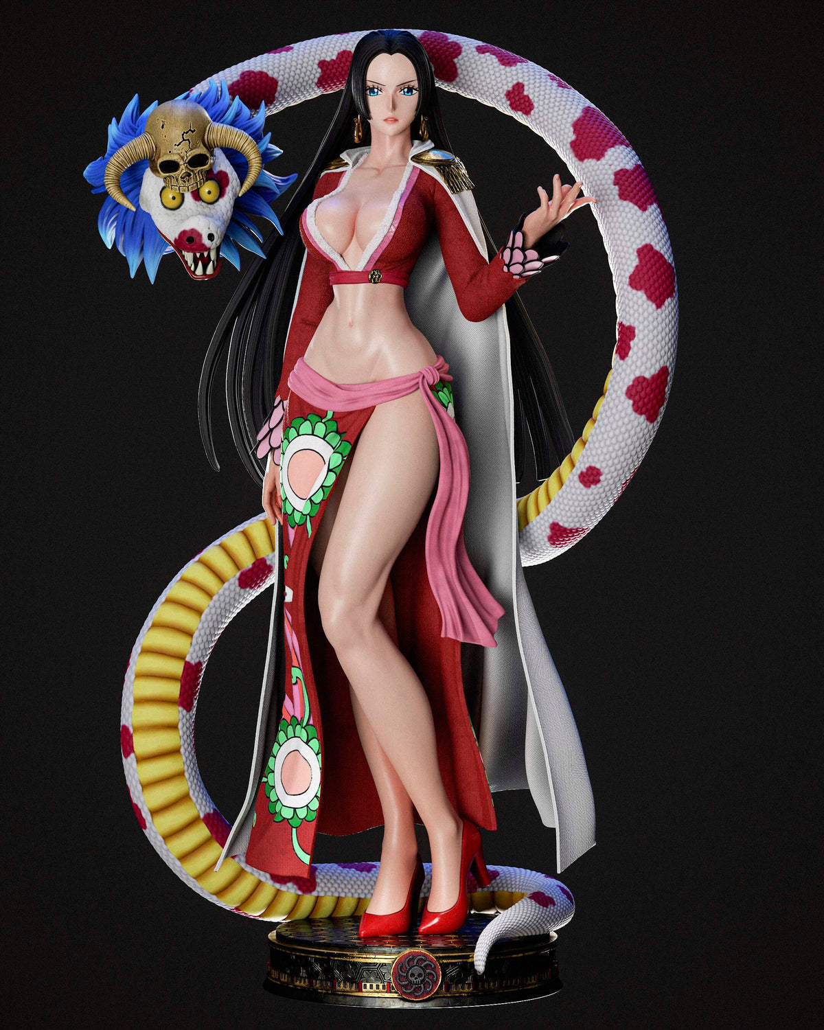 Boa Hancock Resin Art (Design by Abe3D)