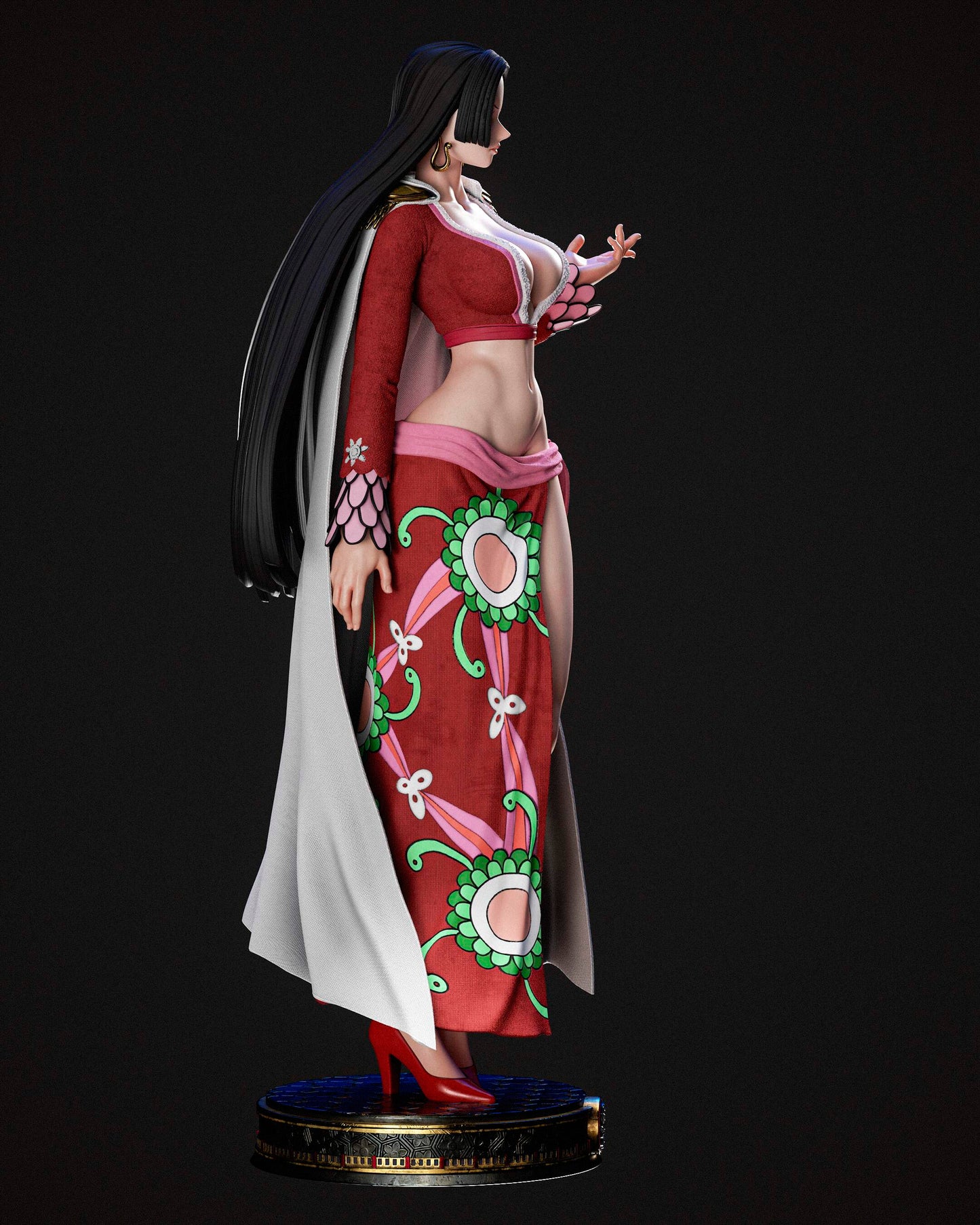 Boa Hancock Resin Art (Design by Abe3D)
