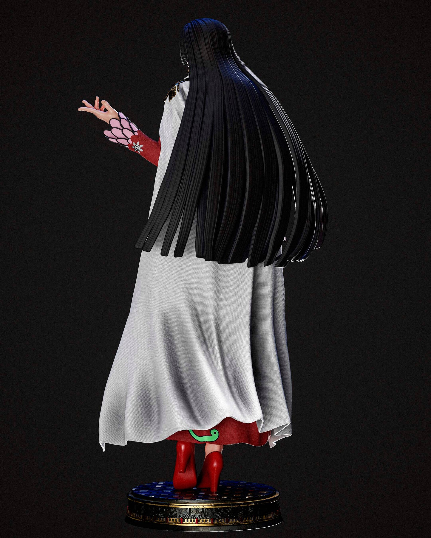 Boa Hancock Resin Art (Design by Abe3D)