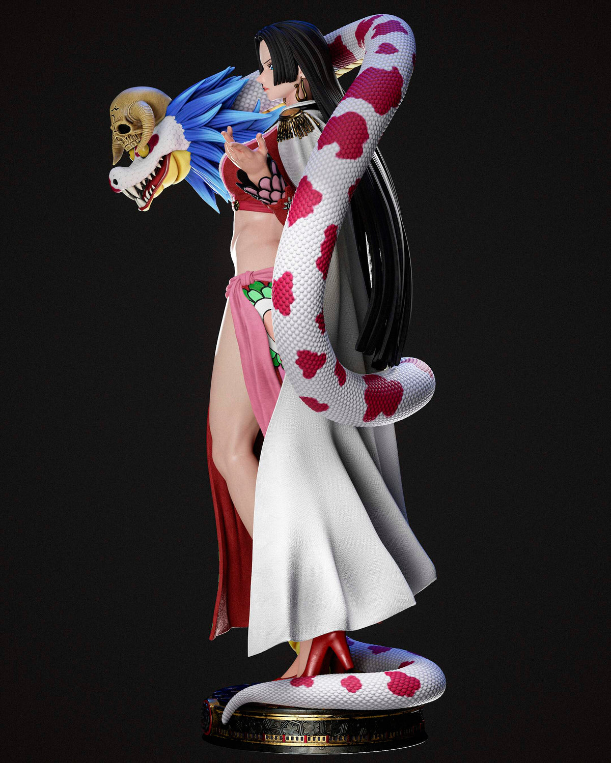 Boa Hancock Resin Art (Design by Abe3D)