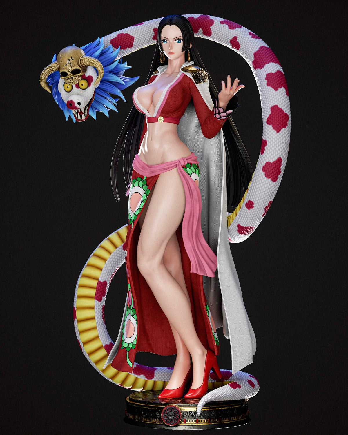 Boa Hancock Resin Art (Design by Abe3D)