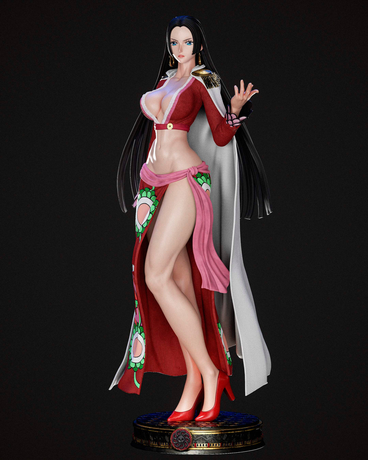 Boa Hancock Resin Art (Design by Abe3D)