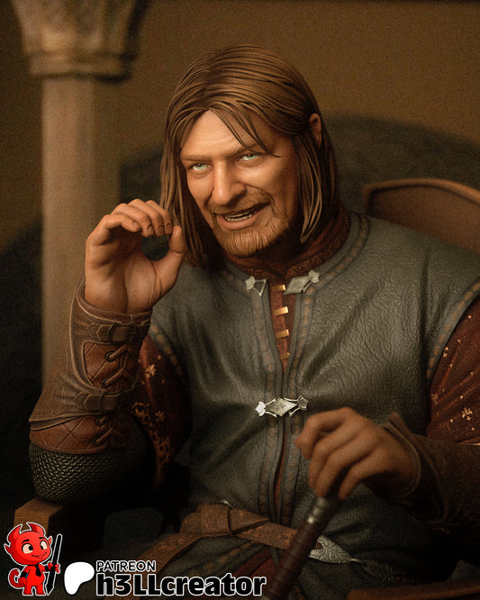 Boromir Resin Fan Art  - MTO (H3llcreator)