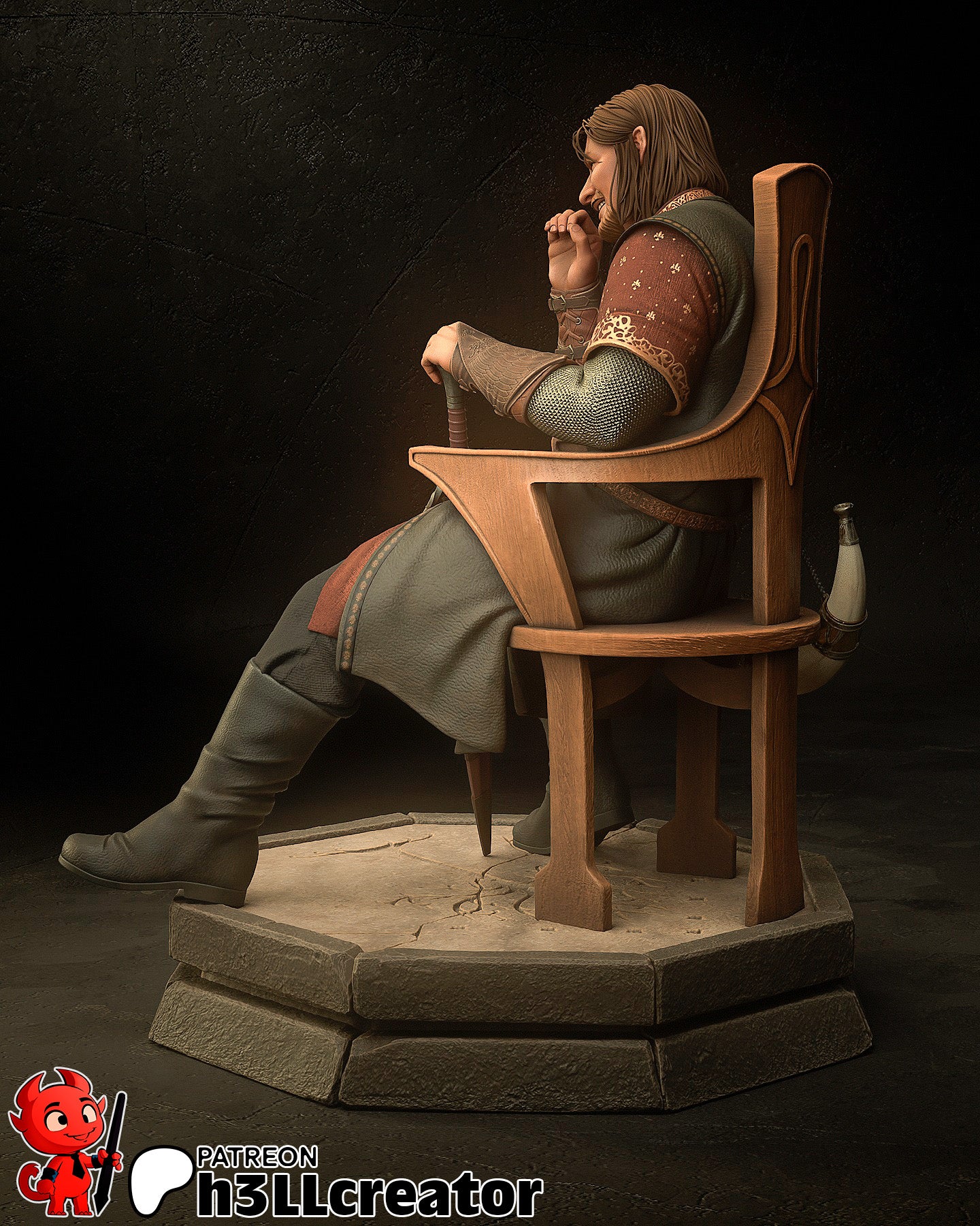 Boromir Resin Fan Art  - MTO (H3llcreator)