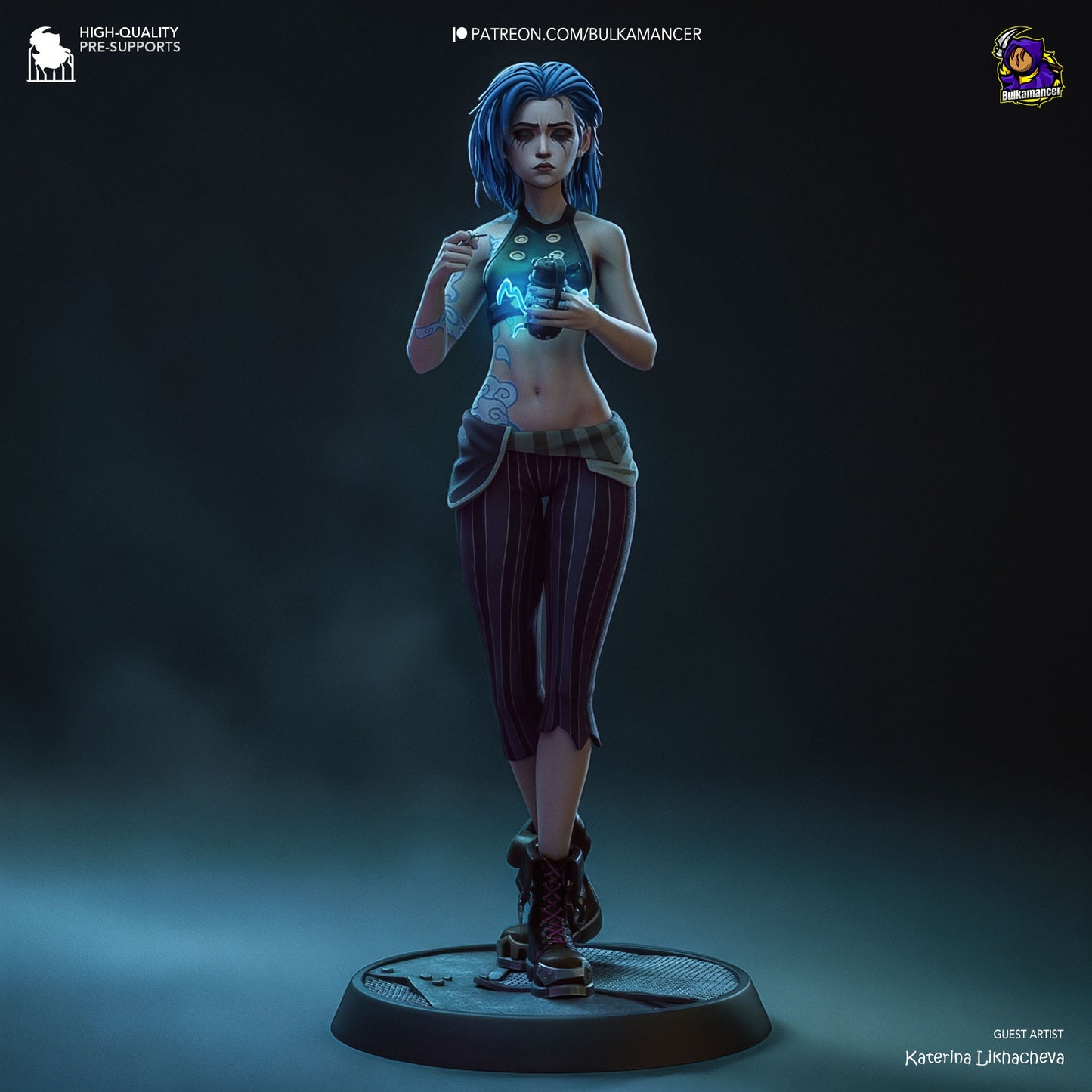 Broken Jinx Resin Fan Art - MTO (Design by Bulkamancer)