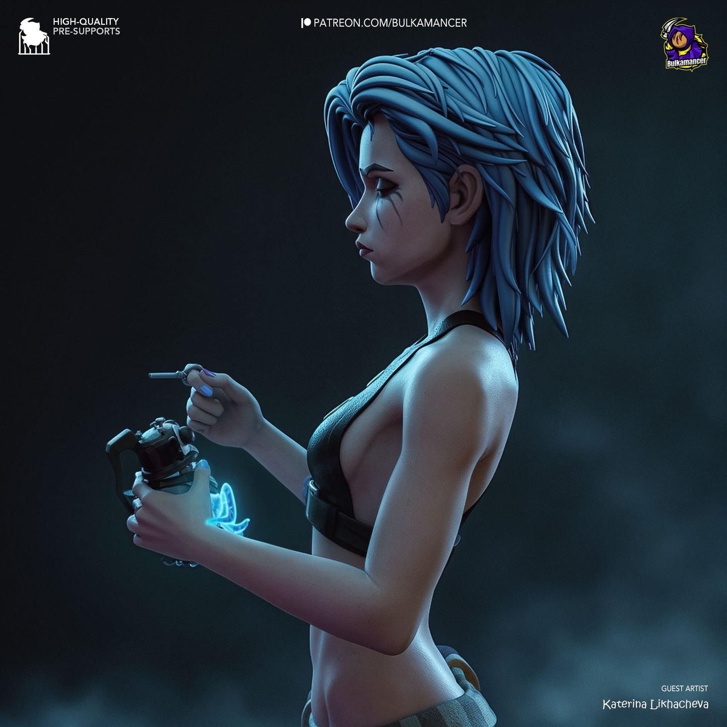 Broken Jinx Resin Fan Art - MTO (Design by Bulkamancer)