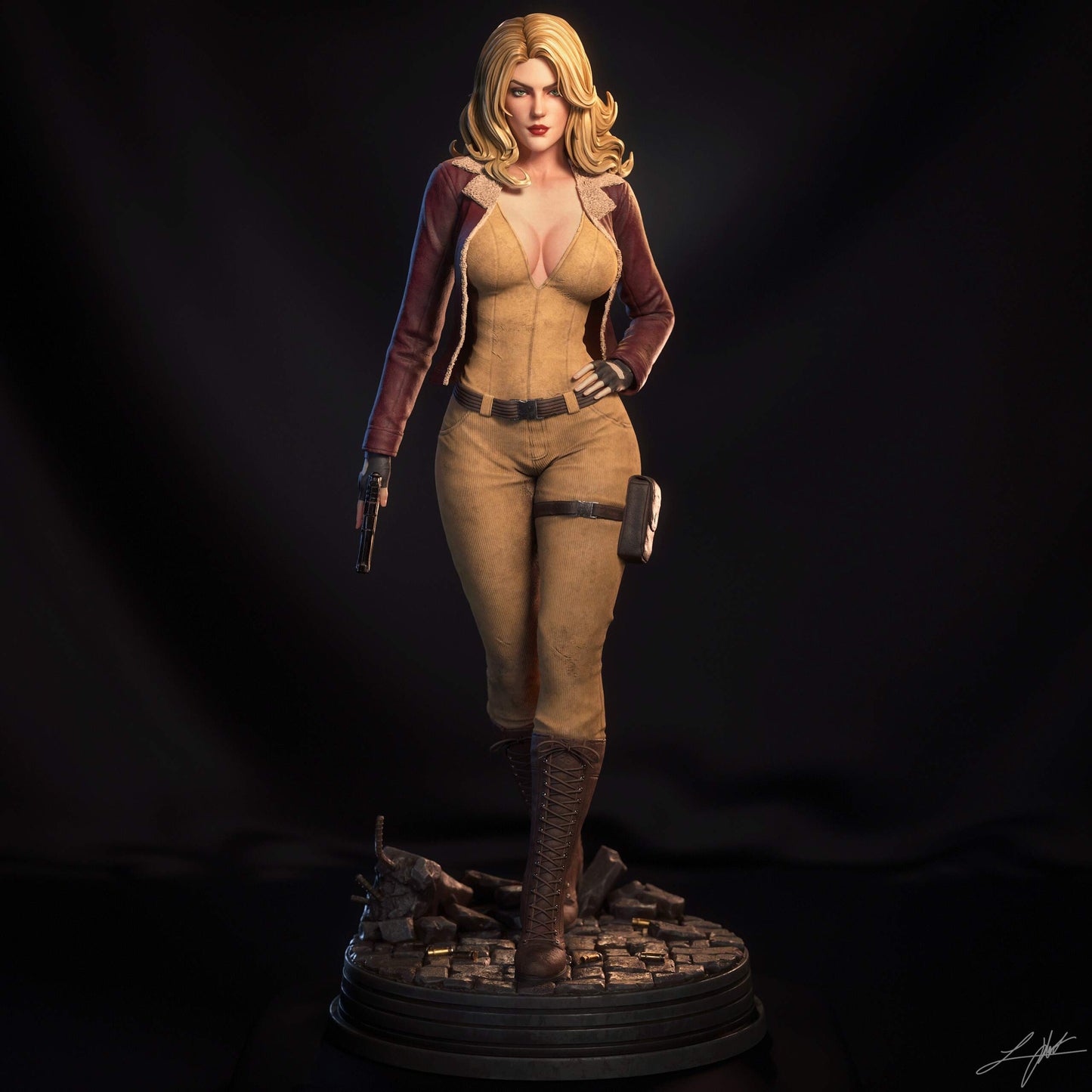 Cover Girl Resin Art (Design by Abe3D)