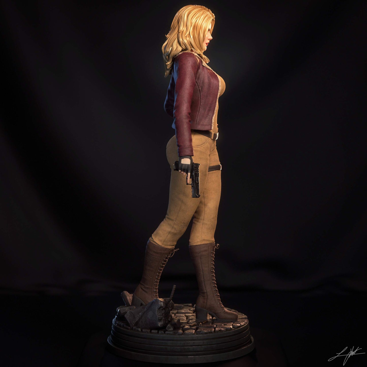 Cover Girl Resin Art (Design by Abe3D)