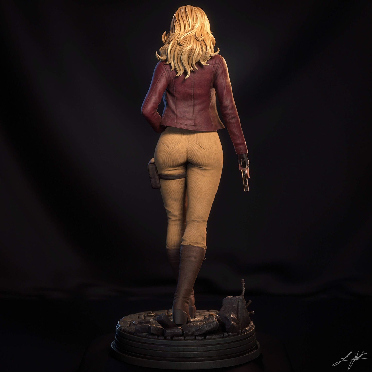 Cover Girl Resin Art (Design by Abe3D)