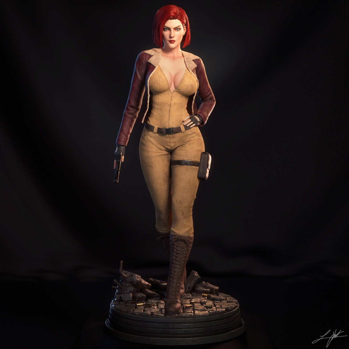Cover Girl Resin Art (Design by Abe3D)