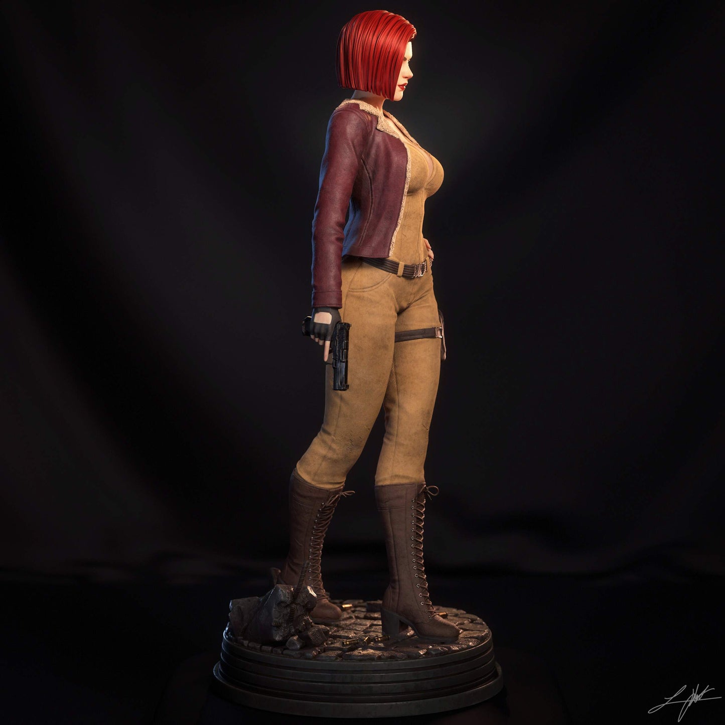 Cover Girl Resin Art (Design by Abe3D)