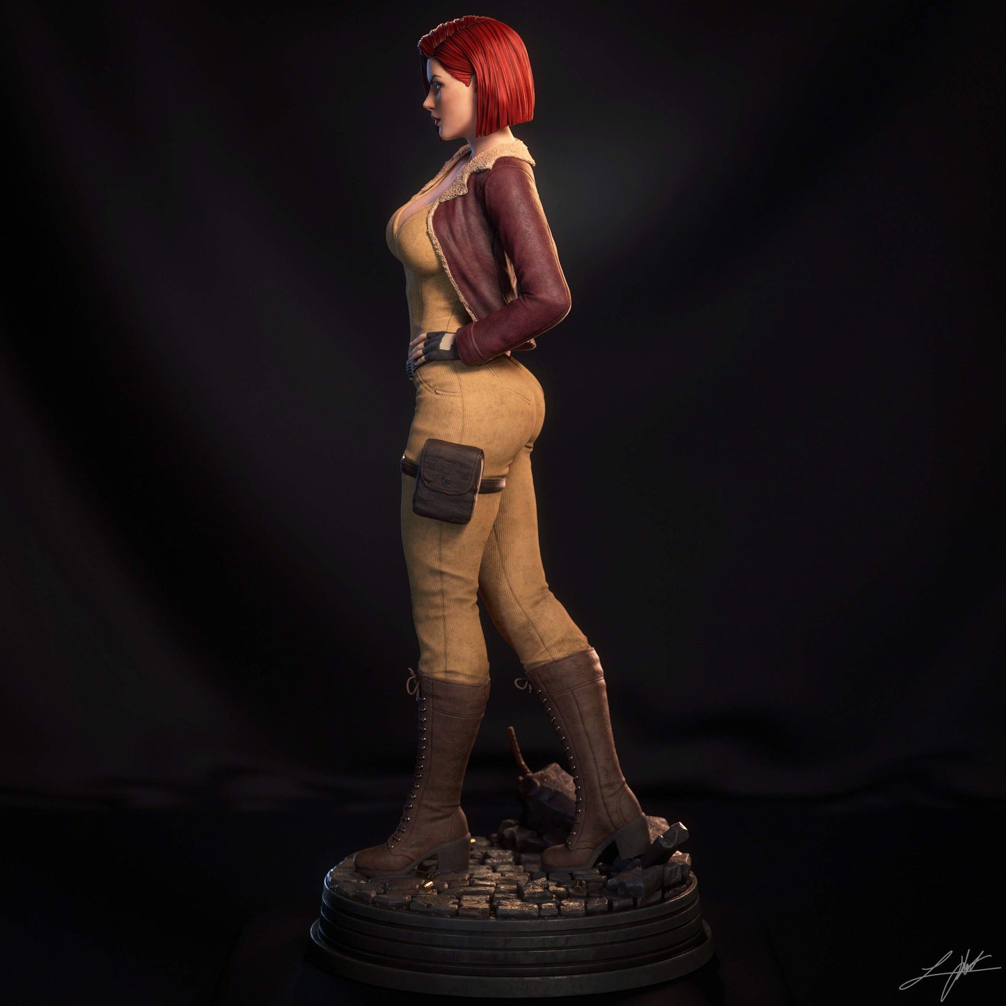 Cover Girl Resin Art (Design by Abe3D)