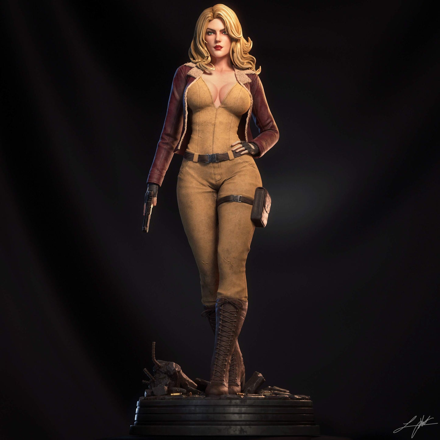 Cover Girl Resin Art (Design by Abe3D)