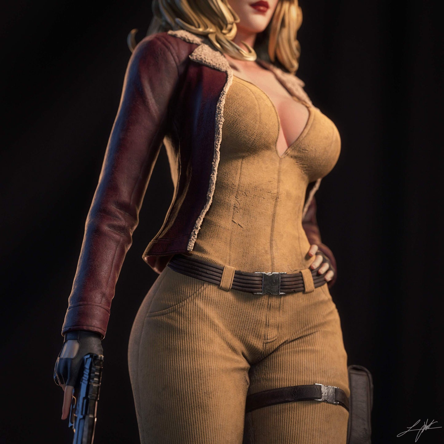 Cover Girl Resin Art (Design by Abe3D)