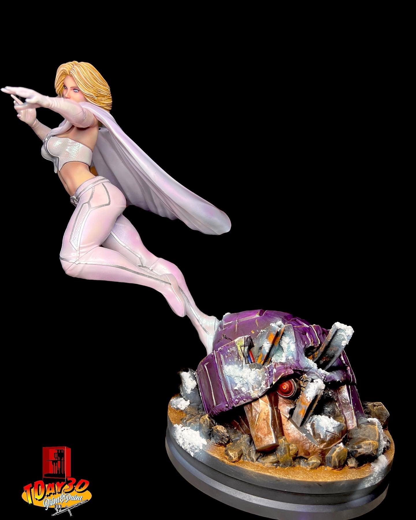 Emma Frost Resin Fan Art Sculpture (3DMoonn)