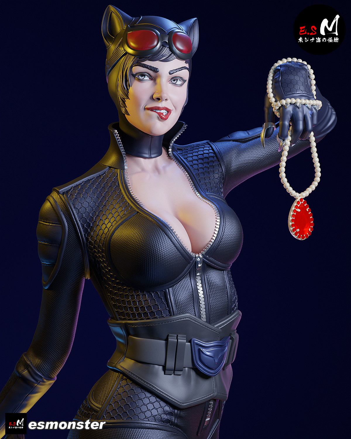 Catwoman Resin Art (East Sea Monster Version)