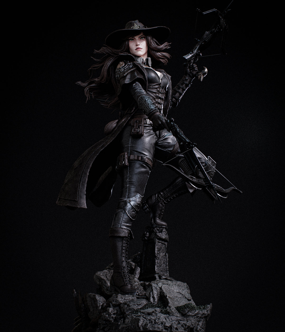 Witch Hunter Collectible Resin Art (Design by CA3D)