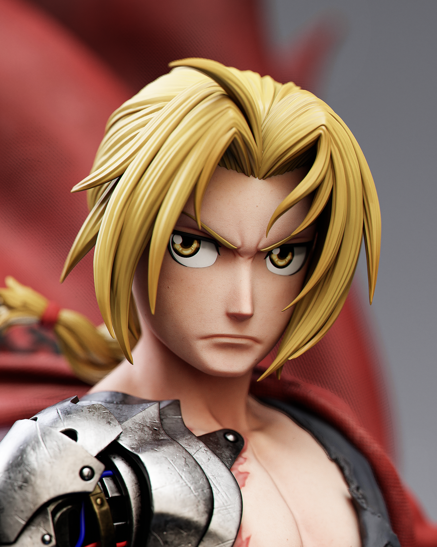 Edward Elric Full Metal Alchemist Resin Art (Design by CA3D)