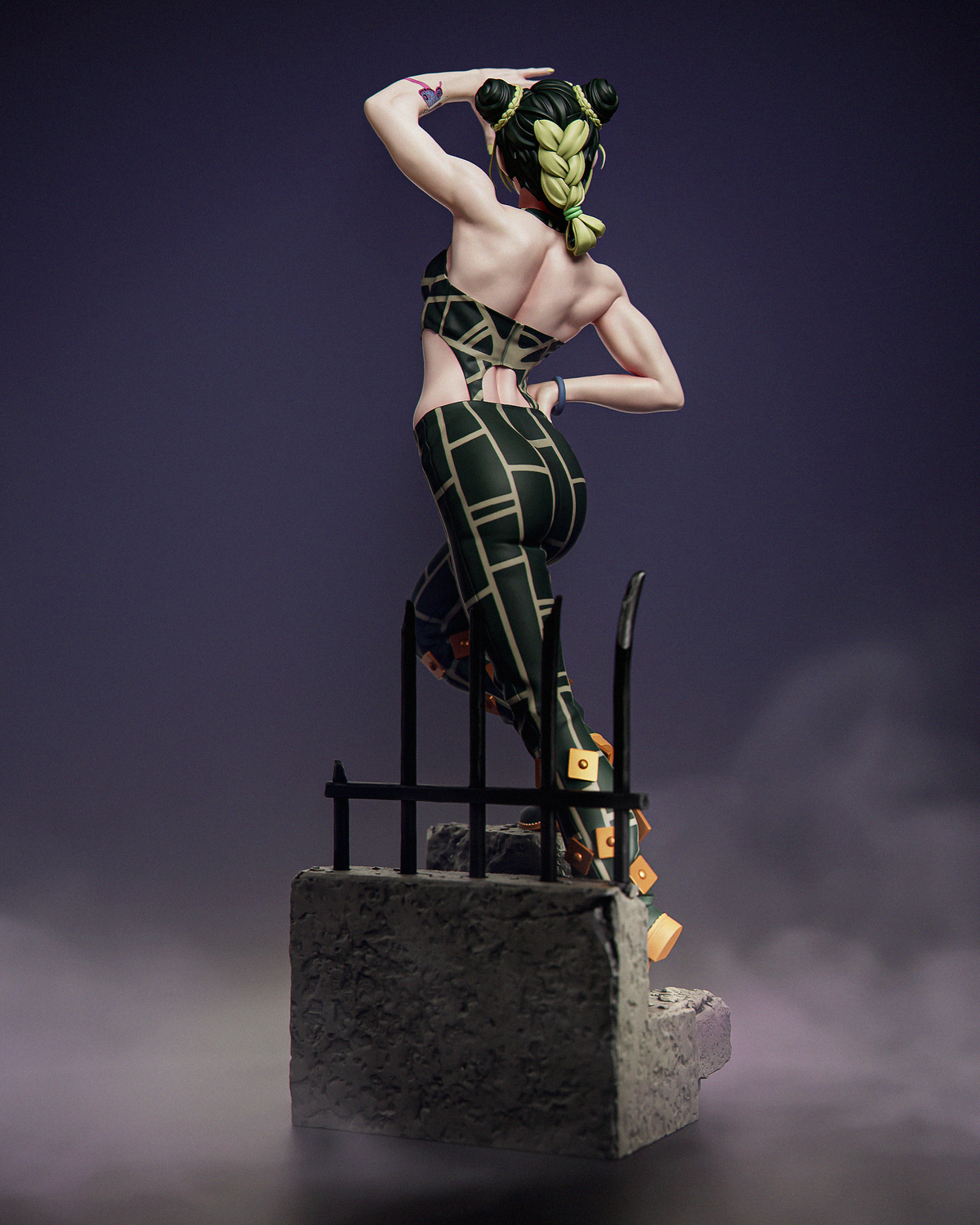 Jolyne Kujo Resin Art (Design by CA3D)